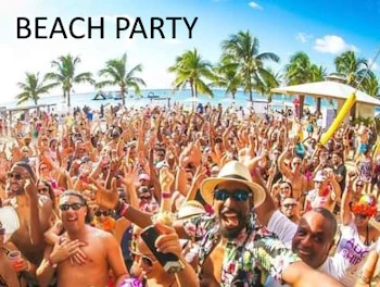 beach party - music and fun