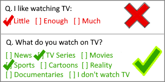 question with qualitative answers