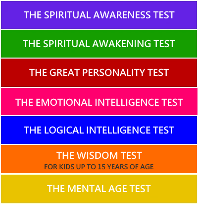 all our semi-professional personality tests