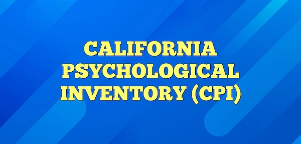 California psychological inventory cpi